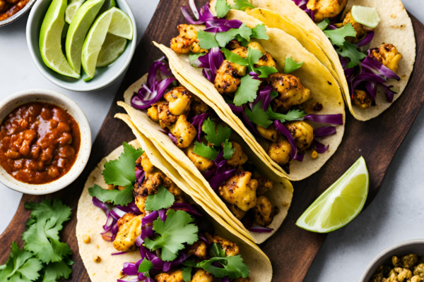 vegan Roasted Cauliflower Tacos