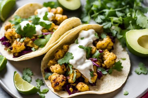 vegan Roasted Cauliflower Tacos