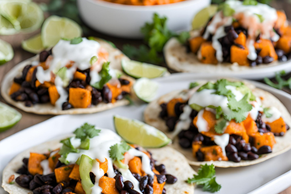 Sweet Potato and Black Bean Tacos