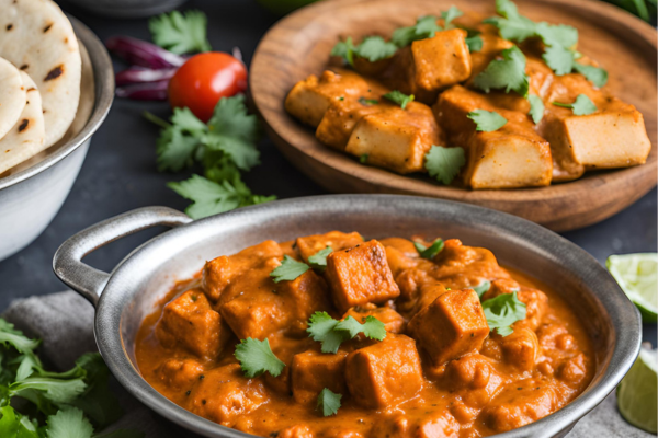 vegan paneer tikka masala
